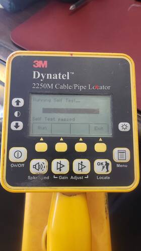 3m 7100146192 Dynatel Cable/pipe Locator Us Receiver Only 2250m Tested Working