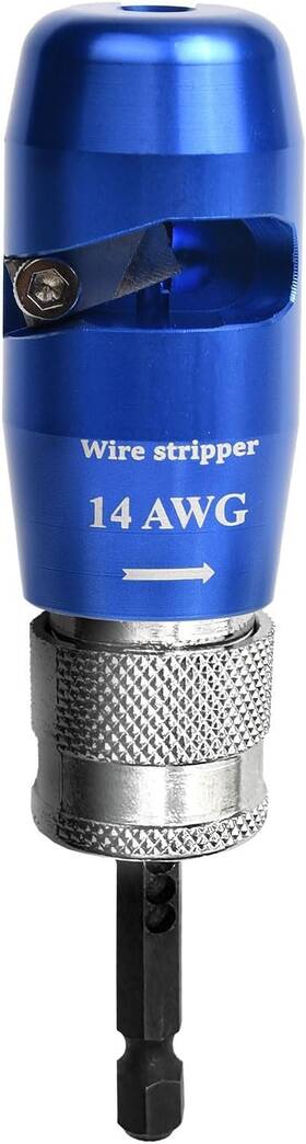 Angelsword 760218604130 14 Awg Wire Stripper For Drill Stripping Colorful