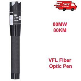 Banapoy 068888 Fiber Visual Fault Locator 80mw 80km Vfl Optic Cable Tester Meter