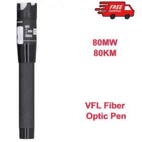 068888 Banapoy Fiber Visual Fault Locator 80mw 80km Vfl Optic Cable Tester Meter