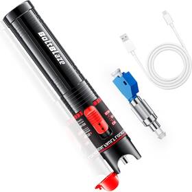 Boltblaze 445047464416 Visual Fault Locator 30km - Rechargeable Vfl Fiber Optic Tester Kit Include Sing