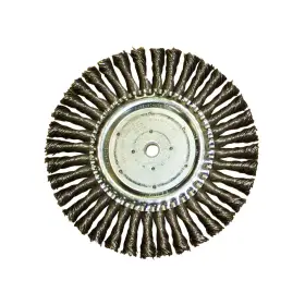 12237.bra Brave Knotted Wire Brush 8- Inch