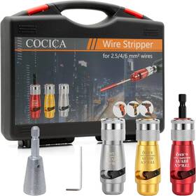 Cocica 714855295923 Electric Wire Stripper And Twister For 1 Set New Packing