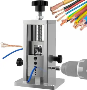 Bxj-02 Cowiewie Drill-powered Wire Stripper Machine For 0.07 Inch - 0.86 1.8-22mm Scrap