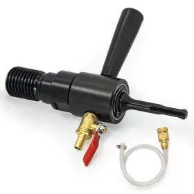 Plus-096 Daduori 1/4-7 1 1/4 Inch -7 Male To Sds Plus Drill Adapter Kit- Water Injection Capable Include