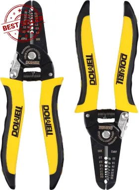040737 Dowell 10-22 Awg Wire Stripping Tool 10-22awg Black And Yellow