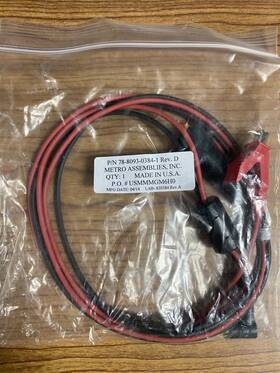 Dynatel 78-8093-0384-1. 3m Locator Cord P/n 78-8093-0384-1 Rev. Alligator Clips