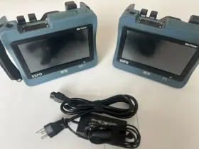 Max-945-icert-q1-ea-ei Exfo Ev5044 Maxtester Quad Fiber Loss Test Set Olts Icert
