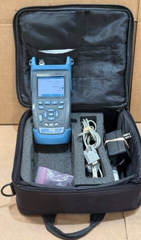 Exfo Fot-932x-5-a-ei Maxtester Ii Sm Fiber Loss Tester 1310/1490/1550 Nm With Vfl