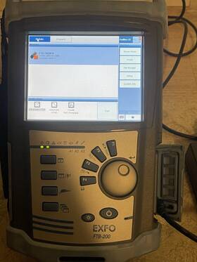 Exfo Ftb-200/ftb-7403b-b Ftb-200 Otdr With Ftb-7403b-b 1550nm Sm Fiber Tester No Charger