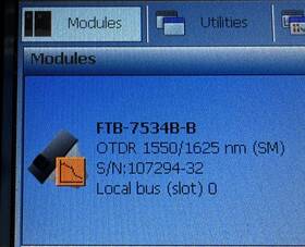Exfo Ftb-7534b-b-ei Ftb-7500b Sm Otdr Module - 7534b-b-ei 1550/1625nm