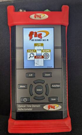 Fiber Instrument Sales Ovr1315 Bobcat 2 Ovr-1315 1310/1550nm Otdr With Video Scope Capability And Loss Test Set
