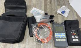 Fis F1dxvfl Fiber Optic Test Kit Dual Light Source Vfl And Aua-80a Power Meter New