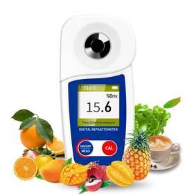 Flagfront 732767190266 Digital Brix Refractometer Meter Automatic Tempe
