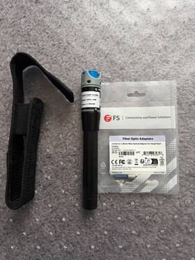 Fs Fvfl-209 Visual Fault Locator. Pen Shape. Fs. Fvfl-209. 30mw. Adapter Included