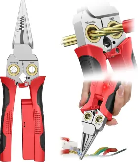 Gado 313039358395 Voltage Tester Pliers For Electrical Test And Wire Stripper Twister Cutting