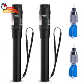 Gesd 726084932661 2pcs Fiber Visual Fault Locator 30mw Fc/lc Adapter Kit Vfl 30km Include Singl