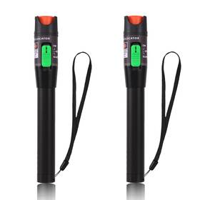 Gesd 744759938763 2pcs Visual Fault Locator 30km Fiber Optic Cable Tester Meter Red Light Vfl With
