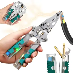 25777 Gitende 2026 New 18 In 1 Foldable Ire Stripper Alloy Steel Multitool With
