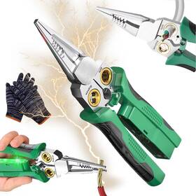 Gitende 7253777 8 In 1 Wire Stripper With Voltage Tester Electric Pliers 2025 New Upgrade