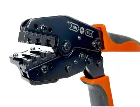 G-h2cl Gizwiz Professional Ratchet Crimp Tool With Tab Locator For Non-insulated Open Barre