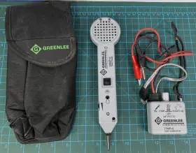 200ep-g Greenline 77hp-g Greenlee Tone Generator And Probe Cable Tracer Set With Case