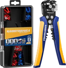 Hx1638 Haisstronica 201pcs Wire Stripper Kit - Automatic Stripping Tool For
