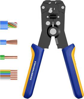 Haisstronica Hx1901 Self-adjusting Wire Automatic Stripper Blue And Yellow