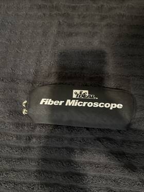 Ideal 33-033 100x Scope Fiber Optic Inspection Microscope With Case - Great Condition