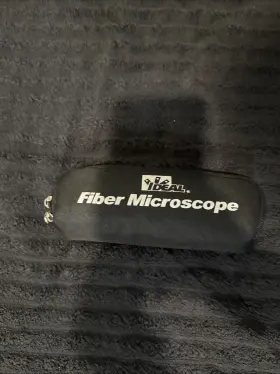 33-033 Ideal 100x Scope Fiber Optic Inspection Microscope With Case - Great Condition