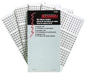Ideal Industries 781789000442 775103 1-45 Wire Marker Booklet