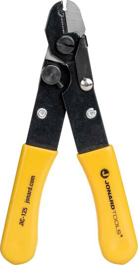Jonard Tools Jic-125 Fiber Optic Stripper With Yellow Plastic Dipped Handle
