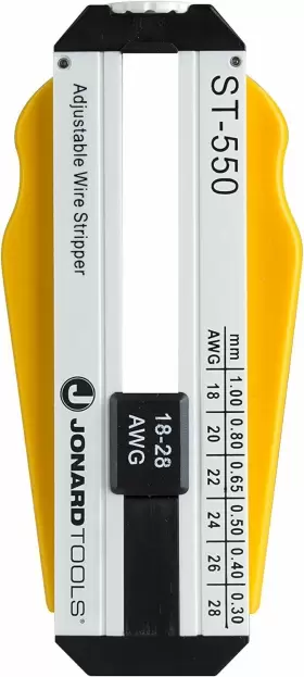 St-550 Jonard Tools 18 To 28 Awg 3-57/64 Inch Length X 1-19/32 Height 19/32 Thickness