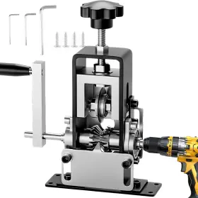 Mwsm20 Kandishiex Manual And Drill Powered Wire Stripping Machine For 0.06-1 Inch Gauge Black