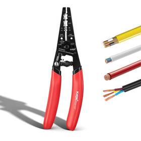 Kata 743449430709 Wire Cutter/wire Stripper Tool 8 Inch Dual Nm Cable 12-16 Awg