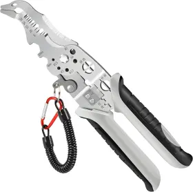 Lsr007 Kiikiipana Multi-functional Electrical Pliers Wire Cutting Silver/black