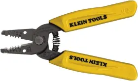 11048 Klein Tools 785533547320 Dual Wire Stripper Cutter For Solid Made In Usa Yellow