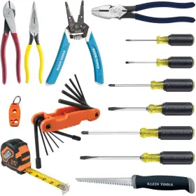 80088 Klein Tools Tradesman Fixed Blade Driver And Plier Kit Made In Black