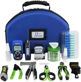Jfh-12e-63d Komshine Optical Fiber Toolkit Jfh-63d Ftth Jilong Power Meter Opm-22 Blue