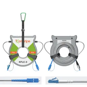 Kflc-3-os2-1km Komshine Otdr Launch Cable Box Kflc-3 Sheath Metal Rings For 1km Singlemode
