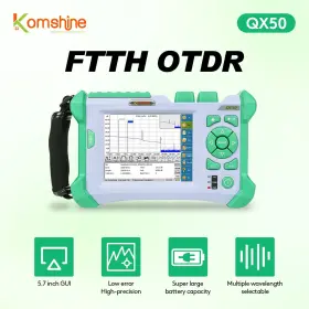 Qx50-otdr Komshine Qx50 Otdr Tester 5.7 Inch Touch Screen Display Can Test Sm/mm/ms/pon Wavelengths