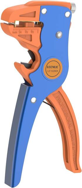 Leenue Le22tl0202us Automatic Wire Strippers 2 In 1 Stripper And Cutter For Stripping Blue