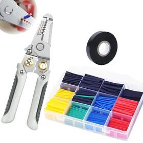 Luumeiy 739804996164 Wire Stripper Tool Set 7 In 1 Multifunctional Strippers With Heat