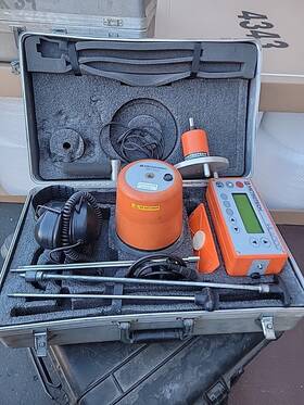 Metrotech Hl-4000 Hl4000 Under Slab Tracer Utility Pipe Locator With Case - Untested