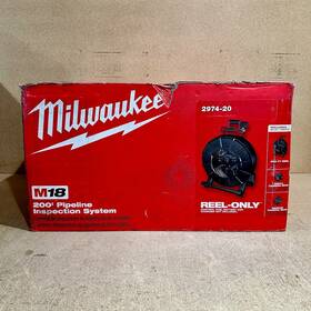 Milwaukee 2974-20 18v Lithium-ion Cordless 200ft Pipeline Inspection System Reel