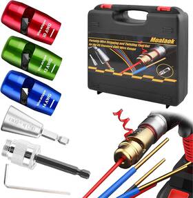 Moalaok 614173110420 Wire Stripper For Drill Us Gauge Cables Portable R Twister For