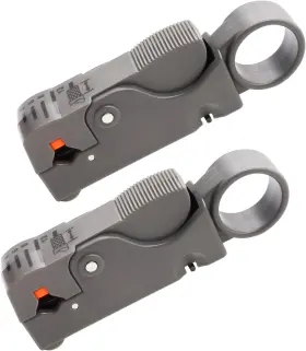 G026-gr-b Mxuteuk G025-r/g026-gr-b 2pcs Coax Coaxial Cable Stripper Cutter Tool Gray Wire