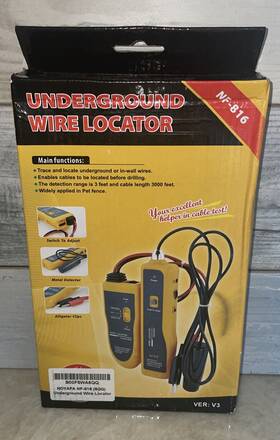 Noyafa Nf-816-c Underground Cable Wire Locator Use For Pet Fence Or In-wall Wire