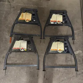 Ffl2 Radiodetection Lot Of 4 Pipe Locator A-frame And Transmitter Combo - Parts