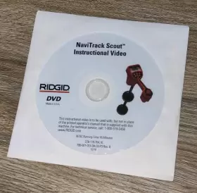 795-001-014-oa-03p3 Ridgid 12/10 Navitrack Scout Instructional Video Ntsc Dvd Only
